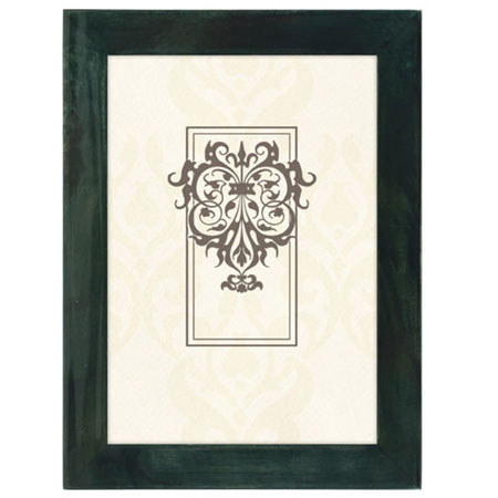 Malden International Natural BURLWOOD 8x10" Frame, Teal