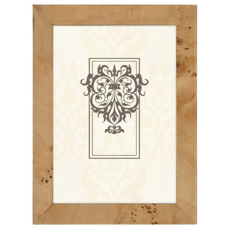 Malden International Natural BURLWOOD 8x10" Frame, Tan