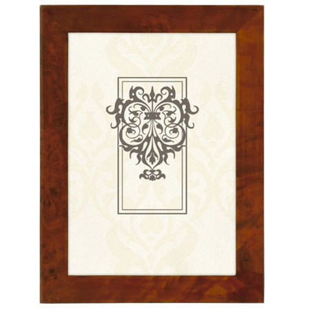 Malden International Natural BURLWOOD 8x10" Frame, Light Walnut