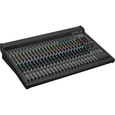Mackie 24-Channel 4-Bus FX Mixer with USB, 128.5dB Dynamic Range, 2.7kOhms Mic In Impedance