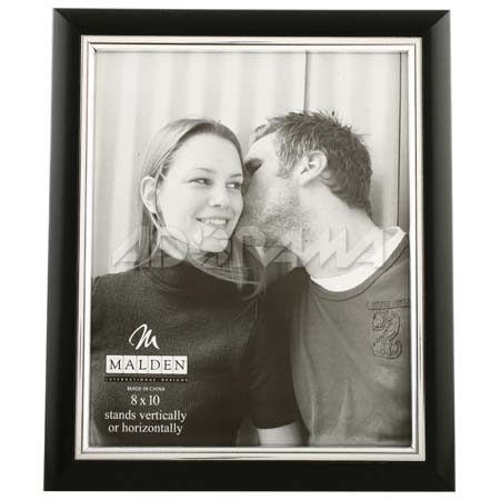 Malden 407680 Skyline Wood Frame, 8x10in Photo, Black
