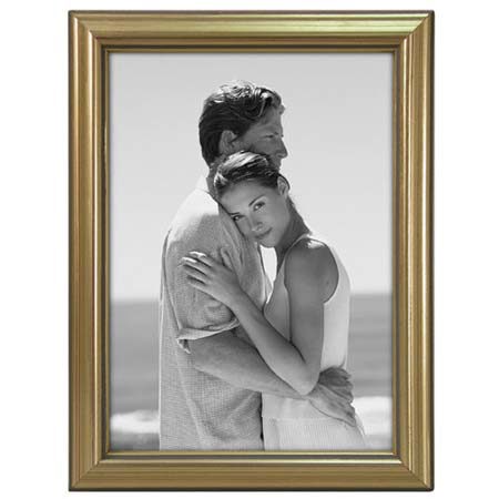 Malden International Malden Traditions Wood Frame for 5x7in Photo, Gold
