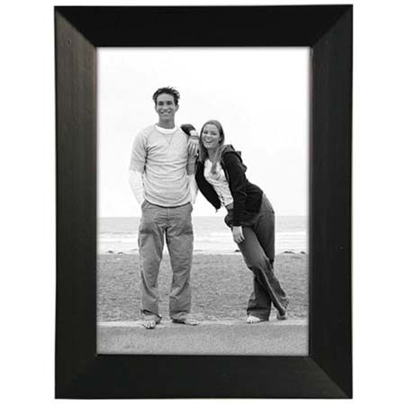 Malden Turner Series Wood Frame for 3.5x5" Photo, Black