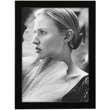 Malden International Concepts Series Wood Frame for 5x7" Photograph, Black