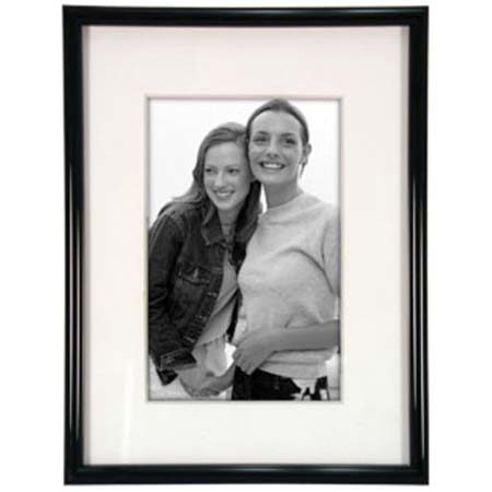 Malden Metro Wood Frame for 4x6in 3 Photos, Black
