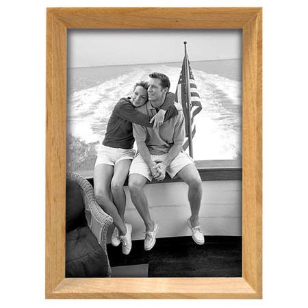 Malden International Fashion Series Wood Frame, for a 4x6" Photograph, Color/Style: Redwood