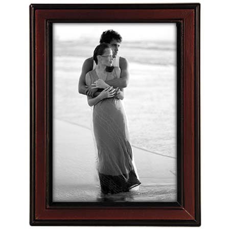 Malden International Winslow Series Wood Frame for a 5x7" Photo -Mahogany