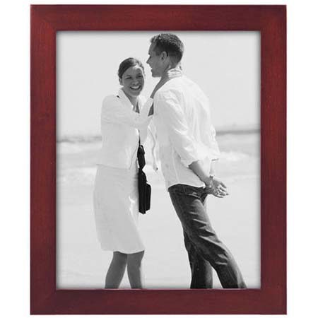 Malden Linear Series Wood Photo Frame, 8x10, Rosewood