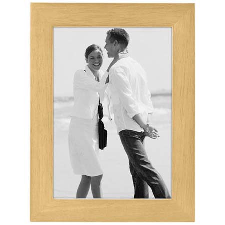 Malden Linear Series Wood Photo Frame, 5x7in, Natural