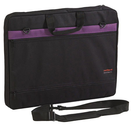 Martin Universal Design Just Stow It Series, Soft Fabric Portfolio, Size: 23x31", Color: Black.