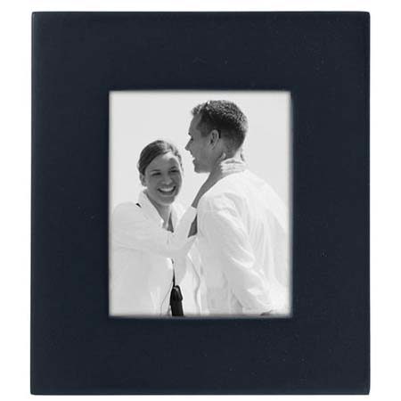 Malden Linear Series Wood Photo Frame, 2x3in, Blue