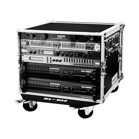 Marathon 18" Flight Road Deluxe Case with Wheels for 8U Amplifier