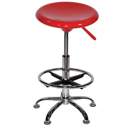 Martin Universal Design Premier Drafting Airlift Stool, Red