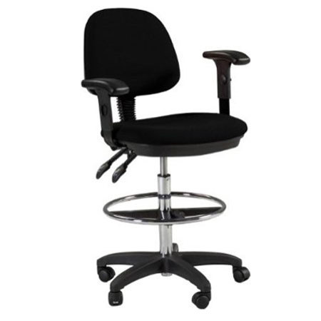 Martin Universal Design Feng Shui Drafting Height Chair, Black