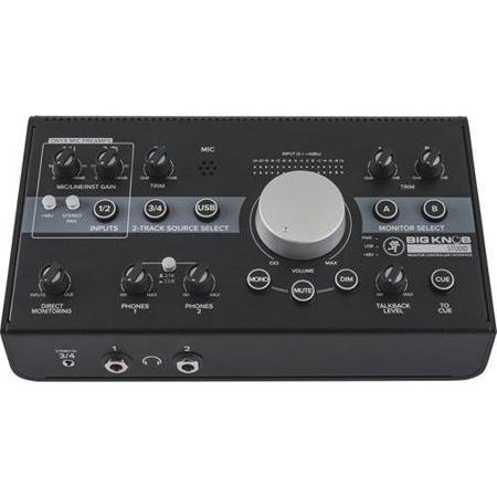 Mackie Big Knob Studio + Software Bundle - Includes 2x 6' Cables