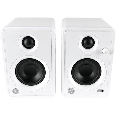 Mackie CR3-XBT 3" Creative Reference Multimedia Monitors, Bluetooth, White, Pair