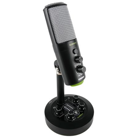 Mackie Chromium EleMent Series Premium USB Condenser Microphone with Built-In 2-Channel Mixer