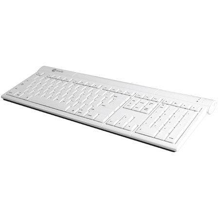 Macally ICEKEY USB Slim 108 Key Computer Keyboard, Mac