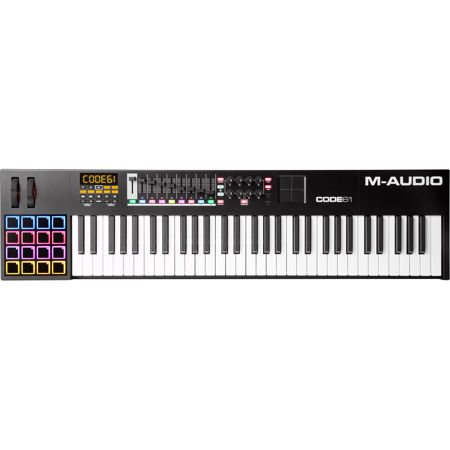 M-Audio Code 61 61-Key USB MIDI Keyboard Controller with X/Y Pad, Black