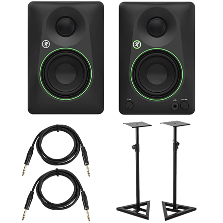Mackie CR3.5BT 3.5" Creative Reference BT Powered Monitors,Pair,2xStand & Cables