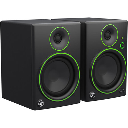 Mackie CR5BT 5.25" Creative Reference Powered Studio Monitors with Tone Control and Bluetooth, Pair, Black