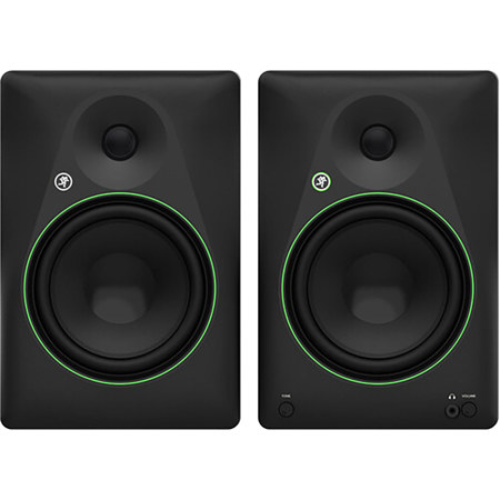 Mackie CR8BT 8" Creative Reference Powered Studio Monitors with Tone Control and Bluetooth, Pair, Black