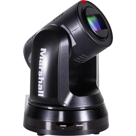 Marshall Electronics CV730 8.5MP 4K UHD 12G-SDI/HDMI2.0/IP 30x PTZ Camera, Black