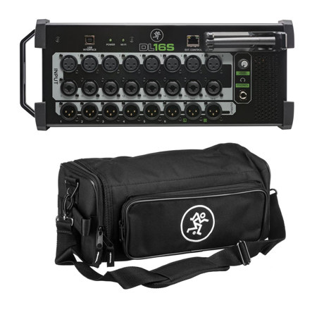 Mackie DL16S 16-CH Mixer + Software Bundle - Includes Mackie Mixer Bag