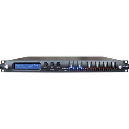 Marani DPA480 4 Input and 8 Output XLR Speaker Management System with Matrix Mixer, 20Hz-20kHz Frequency Response