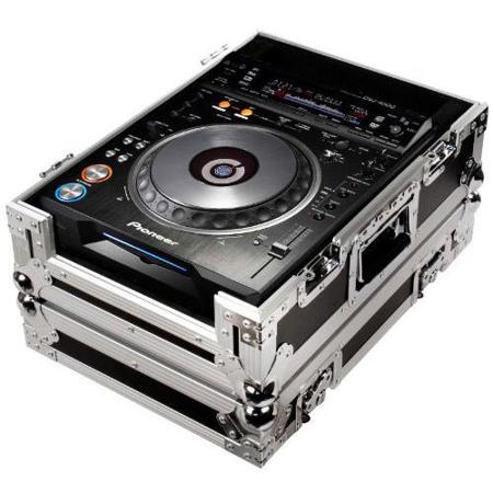 Marathon Flight Road Case for Pioneer DVJ1000 Video Turntable, Black and Chrome