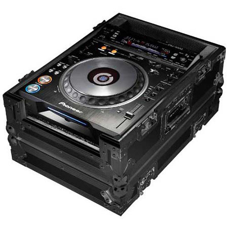 Marathon Flight Road Case for Pioneer DVJ1000 Video and All Other Large Format Digital Turntables, Black