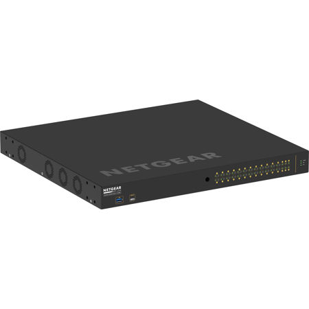 Marshall Electronics Netgear AV Line M4250-26G4F-PoE+ 24x1G PoE++ 1 440W 2x1G and 4xSFP Managed Switch