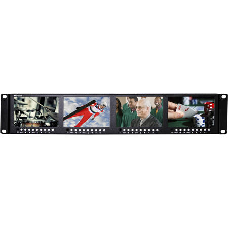 Marshall Electronics ML-454-V2 Quad 4.5" HD 3G-SDI/HDMI Rack-Mountable Monitor