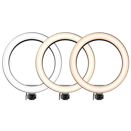 Kensington L1000 Bi-Color Ring Light With Webcam Mount, Adjustable