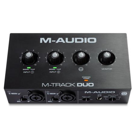 M-Audio M-Track Duo 2-Channel USB Audio Interface with 2 Combo Inputs and Crystal Preamps