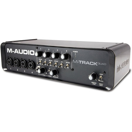 M-Audio M-Track Quad USB Audio/MIDI Interface with Avid Pro Tools Express