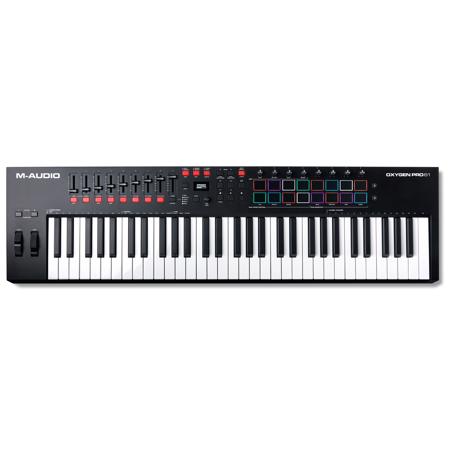 M-Audio Oxygen Pro 61 61-Key USB Powered MIDI Controller with Smart Controls