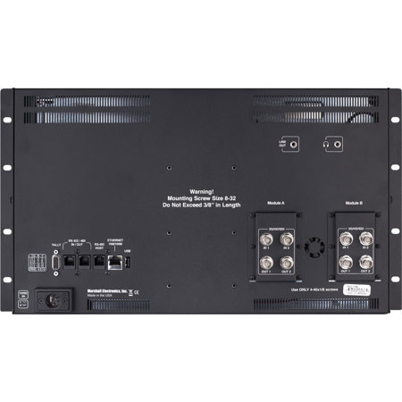 Marshall Electronics QVW-1708-HDI 6RU 17" HDMI Quad View LED Desktop Monitor