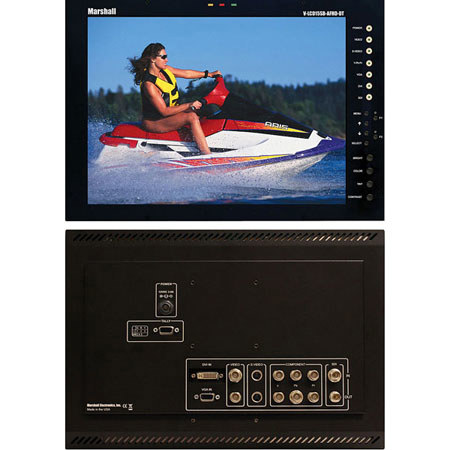 Marshall Electronics V-LCD15SB-AFHD-DT, 15" Sunbrite Outdoor High Definition LCD Monitor with all Digital / Analog, HD / SD Inputs and Advanced Function Features
