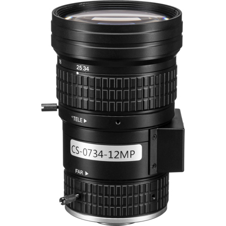 Marshall Electronics CS-0734-12MP 7-34mm Varifocal CS-Mount Lens