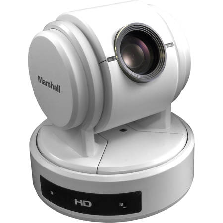 Marshall Electronics CV610-U3W-V2 2MP Full HD Compact USB 3.0/HDMI 10x PTZ Camera, White