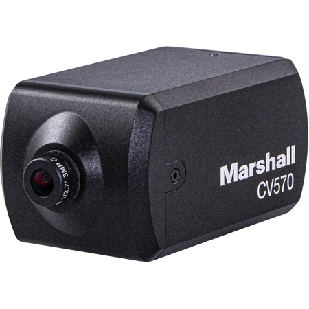 Marshall Electronics CV570 2.13MP FHD NDI|HX3/HDMI/SRT POV Camera with 4mm Lens