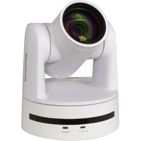 Marshall Electronics CV612-T 2.07MP FHD 3G-SDI/HDMI/USB/IP 12x PTZ Camera, White