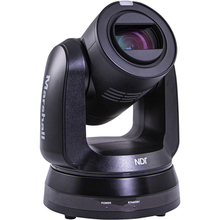 Marshall Electronics CV730-BHN 9.2MP 4K 12G-SDI/IP/NDI|HX 30x PTZ Camera, Black
