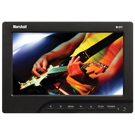 Marshall 7" Portable Camera-Top Field Monitor with Nikon EN-EL3e Battery Plate
