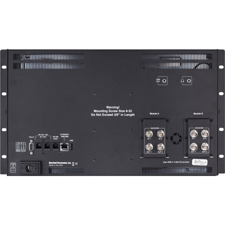 Marshall Electronics Desktop Quad View 17" Native Resolution Monitor, 3G-SDI