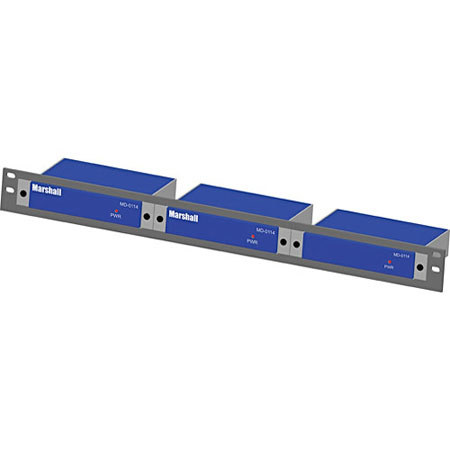 Marshall Electronics V-CRM3 Rack Mount Holder for Distribution Amplifiers & Video Converters.