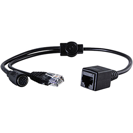 Marshall Electronics 7" RJ45/RS-232 PTZ Y-Cable Adapter, Black