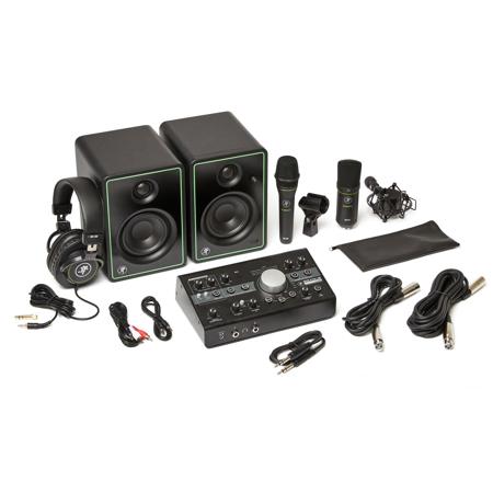 Mackie Studio Bundle with CR3-X Monitors, Big Knob Studio Monitor Controller