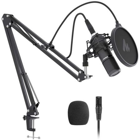 MAONO AU-PM320S Professional Condenser Microphone Kit w/Stand and XLR Cable